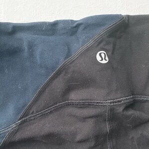 lululemon athletica Black and Navy Leggings